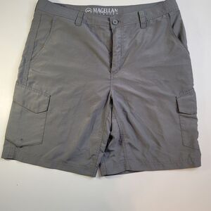 Magellan Outdoors Cargo Shorts Mens 36 Gray Fishing Hiking Utility
